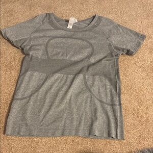 Casual Gray Knit Top
